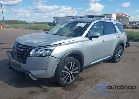 2023 Nissan Pathfinder Platinum 4Wd from USA, damaged, VIN 5N1DR3DJ1PC211949